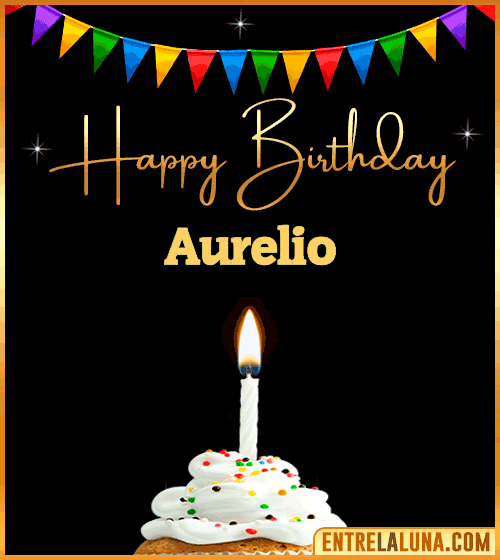 GiF Happy Birthday Aurelio